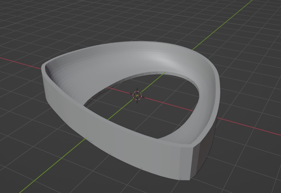 Ein weiterer Screenshot eines fertig modellierten 3D-Fursuit-Auges