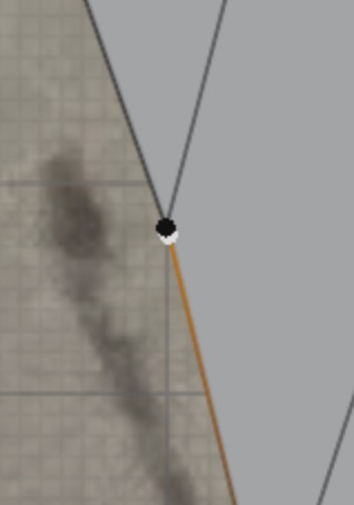 Zwei sehr dicht nebeneinander liegende Vertices