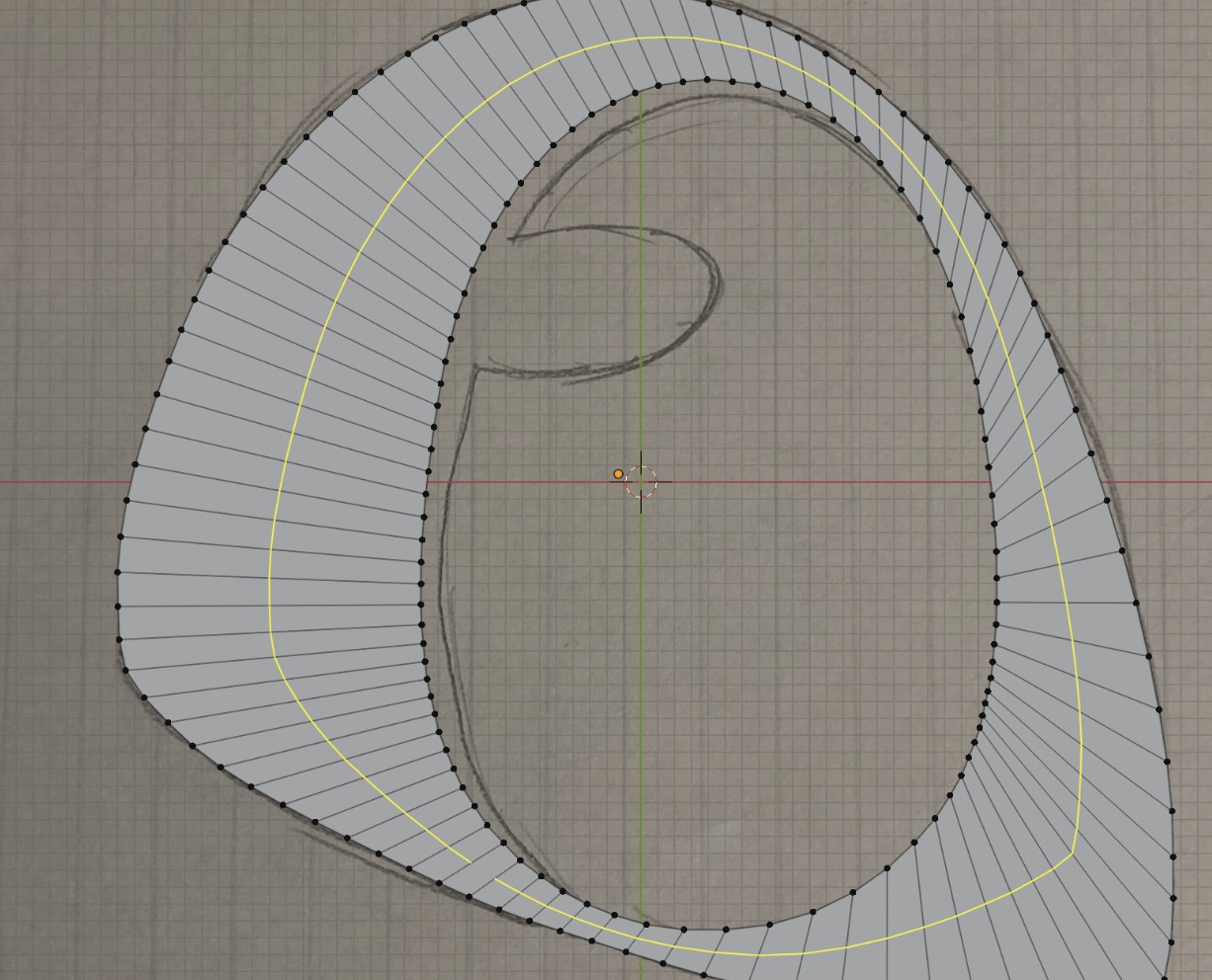 Werkzeugleiste mit ausgewähltem Loop-Tool