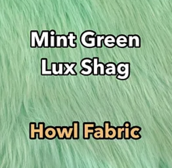 Mintgrünes Luxury Shag von Howl Fabric