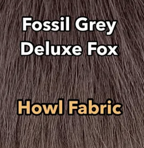 Fossilgraues Deluxe Fox von Howl Fabric