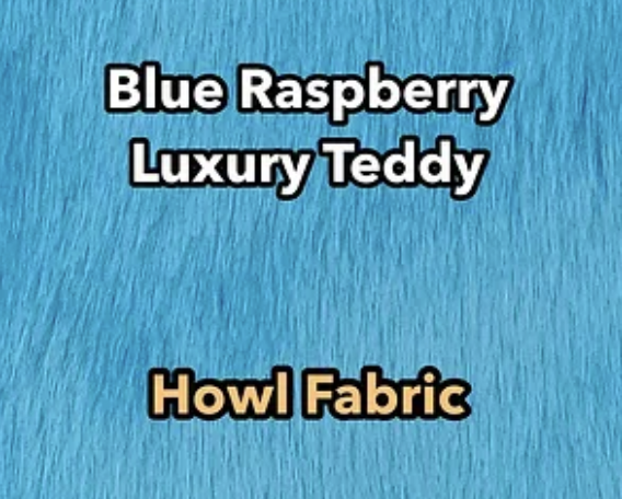Blue Raspberry Luxury Teddy von Howl Fabric