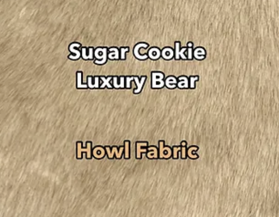 Sugar Cookie Luxury Bear von Howl Fabric