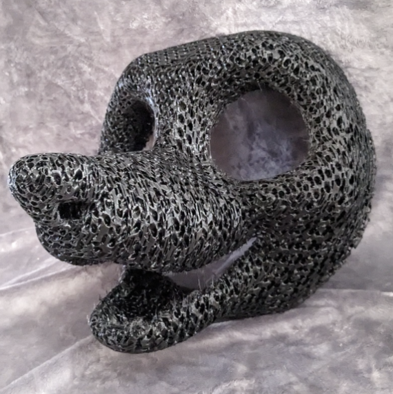 Flexibler 3D-gedruckter Rohling eines Toony-Caniden